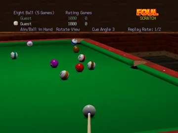 Virtual Pool 64 (Europe) screen shot game playing